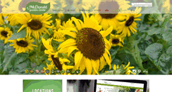 Desktop Screenshot of mcdonaldgardencenter.com